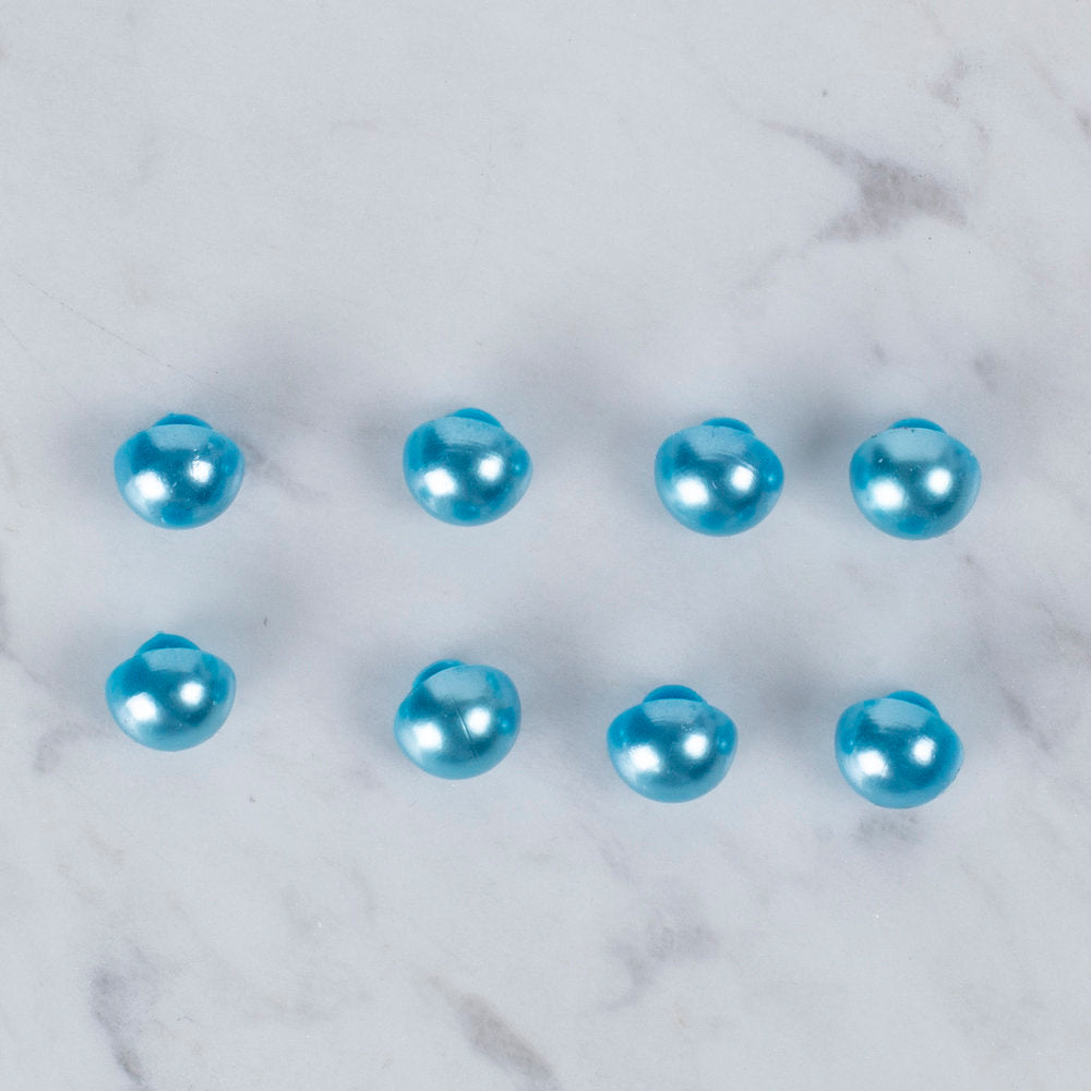 Loren Crafts 8'liTurkuaz Düğme - 0154